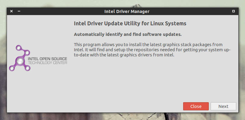 intel driver update